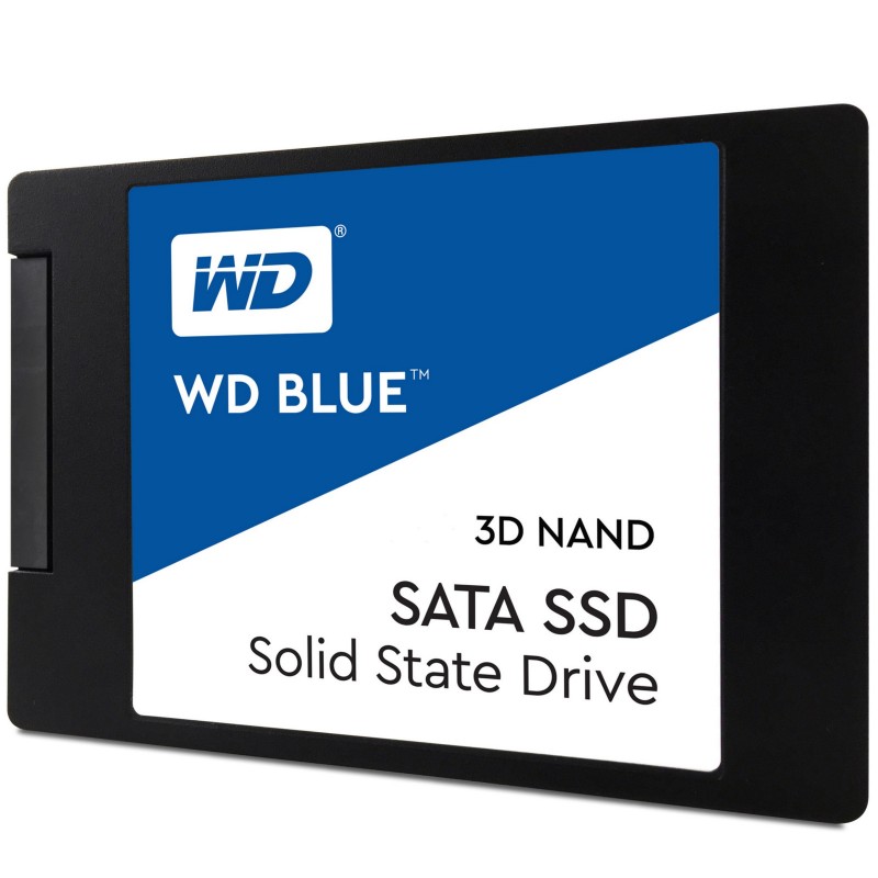 Western, Digital, Blue, 500GB, 2.5, 3D, NAND, Solid, State, Drive, (SSD), 7MM, 550/530, R/W, SATA, 6GB., 5, Years, Warranty, 