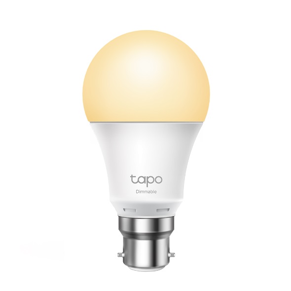 TP-Link, Tapo, Dimmable, Smart, Light, Bulb, L510B, Bayonet, Fitting, Dimmable, No, Hub, Required, Voice, Control, Schedule, &, Timer, 