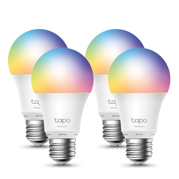 TP-LInk, Tapo, L530E(4-pack), Smart, Wi-Fi, Light, Bulb, Multicolor, Edison, Screw, No, Hub, Required, Voice, Control, 60W, 