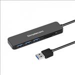 Simplecom, CH365, SuperSpeed, 3, Port, USB, 3.0, (USB, 3.2, Gen, 1), Hub, with, SD, MicroSD, Card, Reader, 