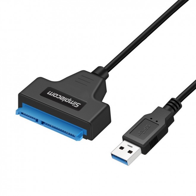 Simplecom, SA128, USB, 3.0, to, SATA, Adapter, Cable, for, 2.5, SSD/HDD, 