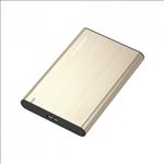 Simplecom, SE211, Aluminium, Slim, 2.5, SATA, to, USB, 3.0, HDD, Enclosure, Gold, 