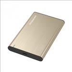 Simplecom, SE221, Aluminium, 2.5, SATA, HDD/SSD, to, USB, 3.1, Enclosure, Gold, 