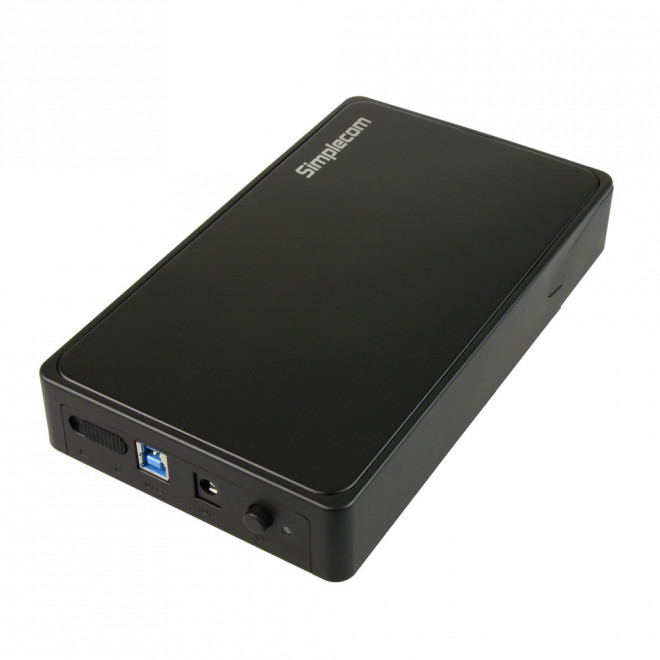 Storage - External/Simplecom: Simplecom, SE325, Tool, Free, 3.5, SATA, HDD, to, USB, 3.0, Hard, Drive, Enclosure, -, Black, Enclosure, 