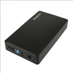 Simplecom, SE325, Tool, Free, 3.5, SATA, HDD, to, USB, 3.0, Hard, Drive, Enclosure, -, Black, Enclosure, 