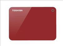 Toshiba, 4TB, CANVIOÂ®, ADVANCE, PORTABLE, HARD, DRIVE, STORAGE, RED., 3, Years, Warranty., (HDTC940AK3CA), 