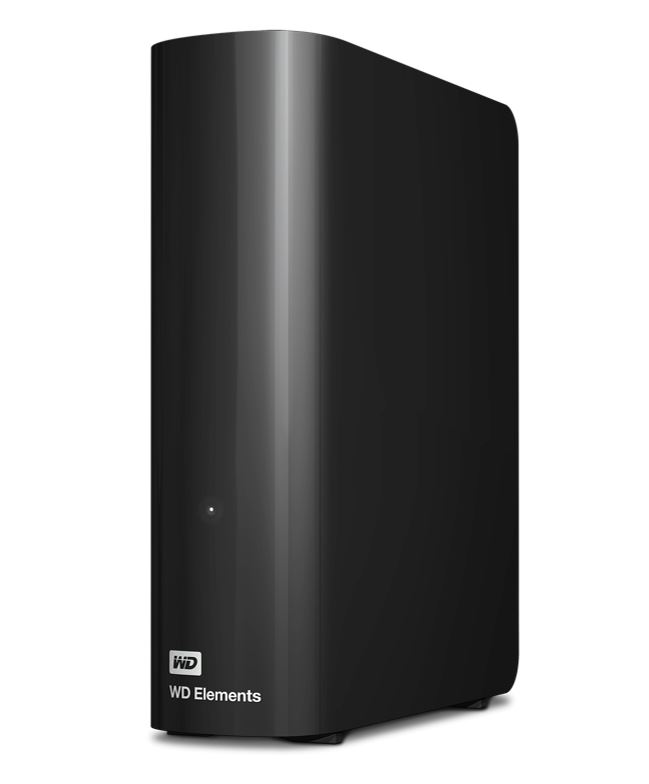Western, Digital, WD, Elements, Desktop, 2TB, USB, 3.0, 3.5, External, Hard, Drive, -, Black, Plug, &, Play, Formatted, NTFS, for, Windows, 