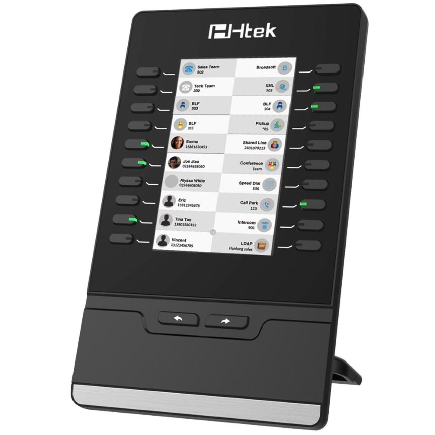 Htek, UC46, Colour, IP, Phone, Expansion, Module, Upto, 40, Programmable, Keys, To, Suit, UC926E, UC924E, 