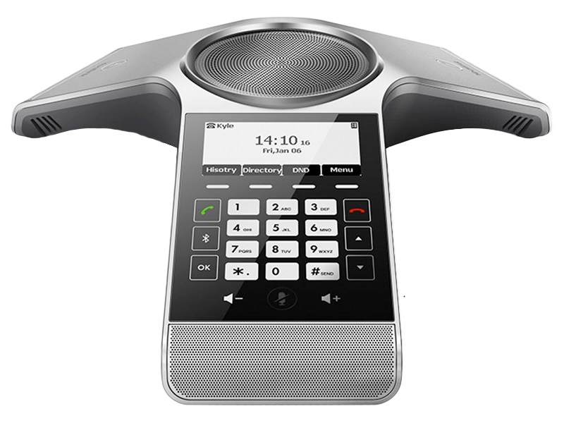 VOIP/Yealink: Yealink, Wireless, DECT, Conference, Phone, CP930W, based, on, the, reliable, and, secure, DECT, technology, is, designed, for, Small/M, 