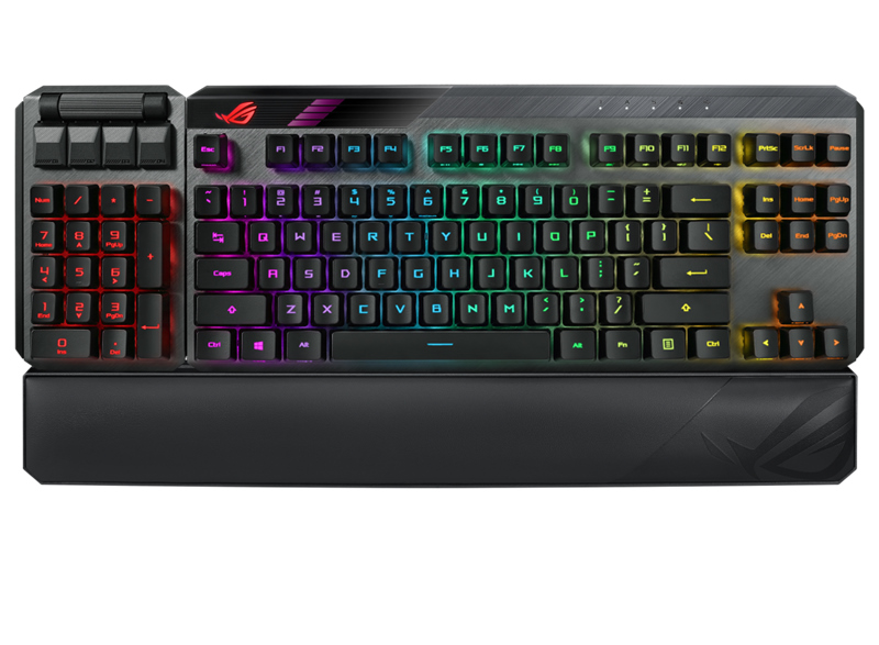 ASUS, ROG, CLAYMORE, II, Modular, TKL, 80%/100%, Gaming, Mechanical, Keyboard, ROG, RX, Optical, Switches, Detachable, Numpad, Wired/, 