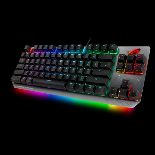 ASUS, X802, STRIX, SCOPE, TKL/BL, TKL, Wired, Mechanical, RGB, Gaming, Keyboard, For, FPS, Games, Cherry, MX, Switches, Aluminum, Frame, 