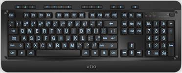 Azio, Large, Print, 3C, Keyboard, 