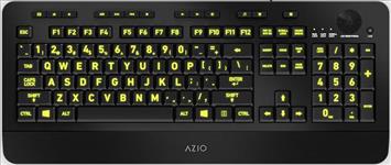Azio, Large, Print, 5C, Keyboard, 