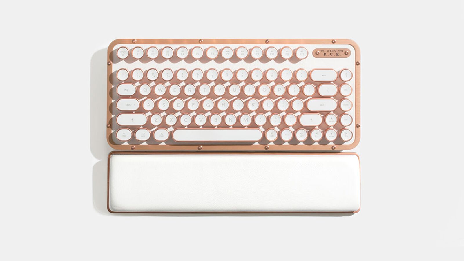 Azio, Retro, Compact, Keyboard, Wh, 