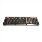 Azio, Retro, Keyboard, Br/Grey, 