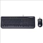 Microsoft, Wired, Desktop, 600, K&M, USB, Black, Mouse, &, Keyboard, Combo, -, Spill, Resistant, Retail, Pack, 