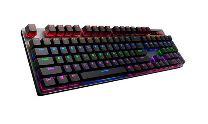 Keyboards and Mice/Rapoo: RAPOO, V500, Pro, Backlit, Mechanical, Gaming, Keyboard, -, Spill, Resistant, Metal, Cover, Ideal, for, Entry, Level, Gamers, (LS), 