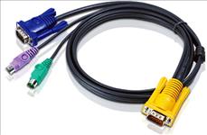 Aten, KVM, Cable, 1.2m, with, VGA, &, PS/2, to, 3in1, SPHD, to, suit, CS7xE, CS13xx, CS17xxA, CS17xxi, CL5xxx, CL10xx, KL91xx, KN91xx, 