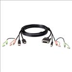 Aten, KVM, Cable, 1.8m, with, HDMI, USB, &, Audio, to, DVI-D, (Single, Link), USB, &, Audio, 