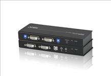 Aten, DVI, Dual, View, KVM, Extender, with, Audio, RS232, EDID, mode, support, Sun/Mac, KB/MS, support, 