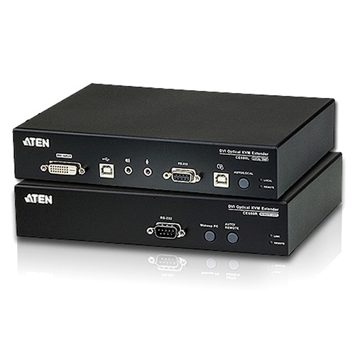 KVM Switches/Aten: Aten, USB, DVI, Optical, KVM, Extender, extends, 1920, x, 1200, @, 20km, 