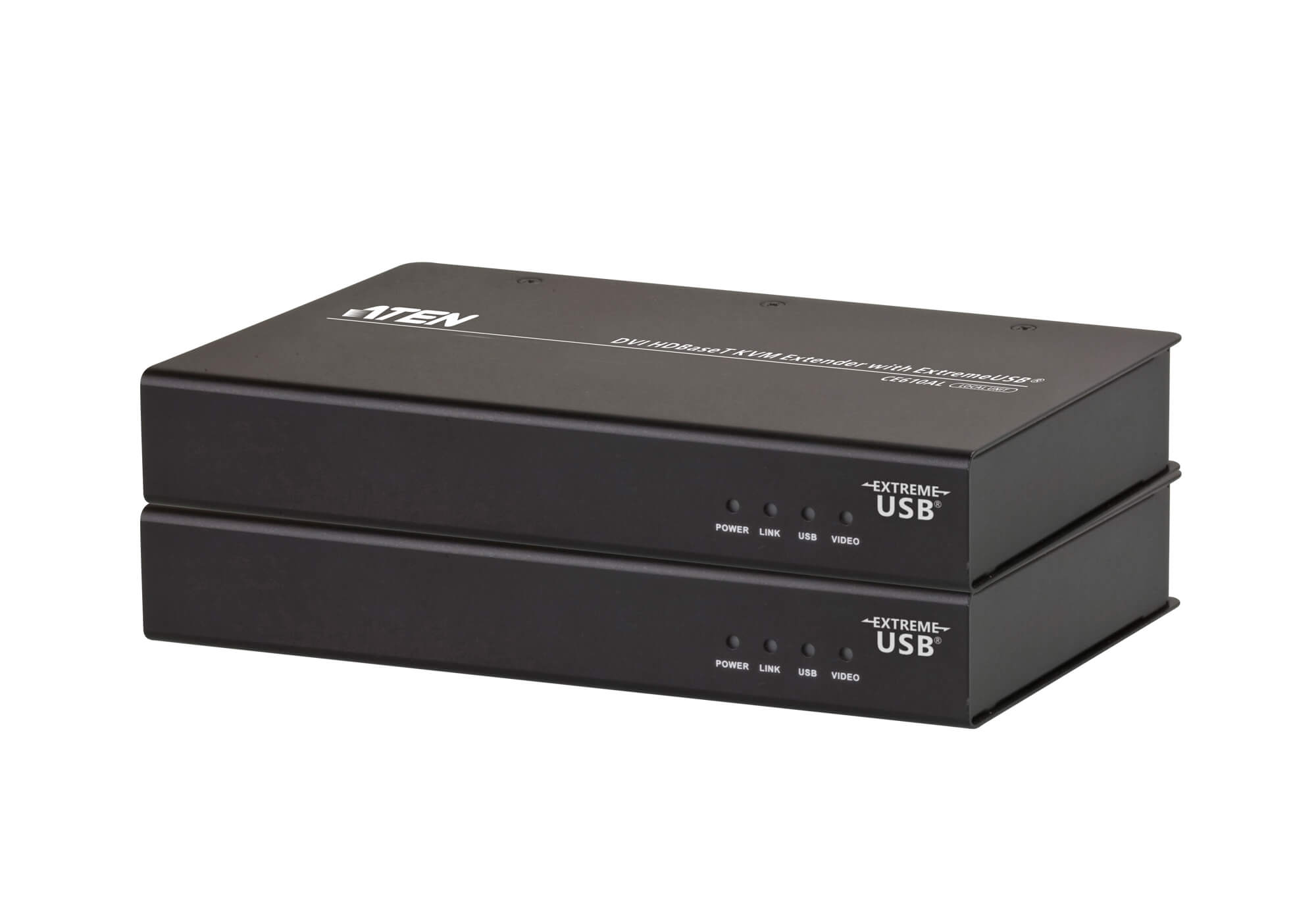 Aten, USB, Single, Link, DVI, KVM, Console, Extender, with, 3x, ExtreamUSB, 2.0, Ports, -, 1920x1200, or, 100m, Max, 