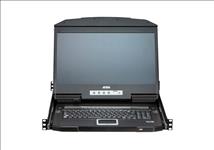 Aten, 18.5, Short, Depth, 4-Port, HDMI, LCD, KVM, Dual, Rail, and, widescreen, support, Superior, video, quality, Video, DynaSyncâ„¢, 