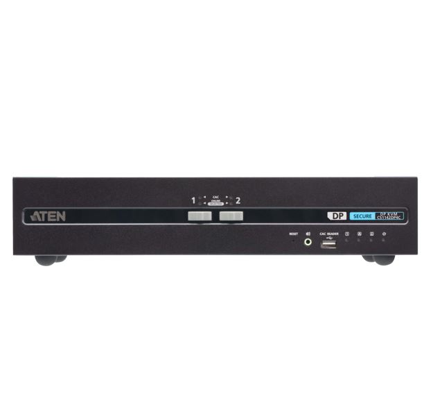 Aten, 2-Port, USB, DisplayPort, Dual, Display, Secure, KVM, Switch, with, CAC, (PSD, PP, v4.0, Compliant), 