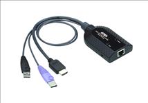 Aten, KVM, Cable, Adapter, with, RJ45, to, HDMI, &, USB, to, suit, KM, and, KN, series, 
