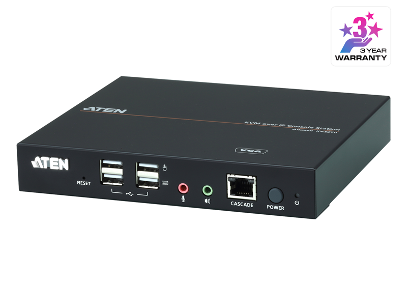 KVM Switches/Aten: Aten, VGA, USB, KVM, Console, station, for, selected, Aten, KNxxxx, KVM, over, IP, series, supports, full, HD, with, small, form, factor, de, 