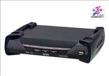 Aten, 4K, DP, Single, Display, KVM, over, IP, Receiver, with, Power, over, Ethernet, power, adapter, not, included, 
