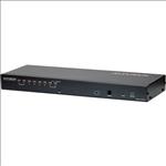 Aten, Rackmount, KVM, Switch, 1, Console, 8, Port, Multi-Interface, Cat, 5, KVM, Cables, NOT, Included, Daisy, Chainable, for, up, to, 256, 