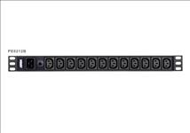 Aten, 12-Port, 15A, Power, Distriubiton, Unit, -, Basic, PDU, 1U, Rackmount, Design, 12x, C13, Overload, protection, 