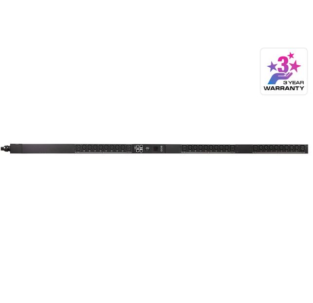 Aten, 16A, 30-Outlet, 3-Phase, Switched, eco, PDU, with, Dual, Ethernet, port, supporting, 1Gbps, 