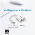 Aten, Mini, DisplayPort, to, DVI, Adapter, Supports, VGA, SVGA, XGA, SXGA, UXGA, and, resolutions, up, to, 1920x1200(PC), /, 1080p(HD, 