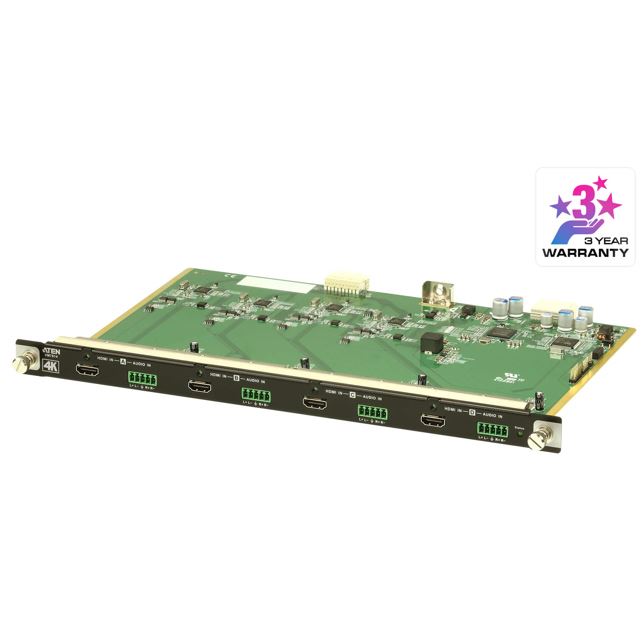 KVM Switches/Aten: Aten, VM7814, 4, Port, HDMI, 4K, Input, Board, for, VM1600A/VM3200, 