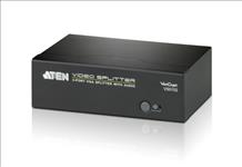 Aten, Professional, Video, Splitter, 2, Port, VGA, Splitter, with, Audio, 450MHz, 1920x1440@60Hz, Cascadable, to, 3, levels, (Up, to, 8, 