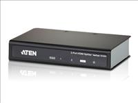 Aten, Video, Splitter, 2, Port, HDMI, 4K, Splitter, 340MHz, Ultra, HD, 4kx2k, &, 1080p, Full, HD, Supports, Dolby, True, HD, 