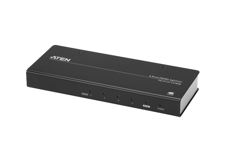 KVM Switches/Aten: Aten, Video, Splitter, 4, Port, HDMI, True, 4K, Splitter, HDCP, 2.2., Support, HDR., Up, to, 4096, x, 2160, /, 3840, x, 2160, @, 60Hz, (4:4:4), 