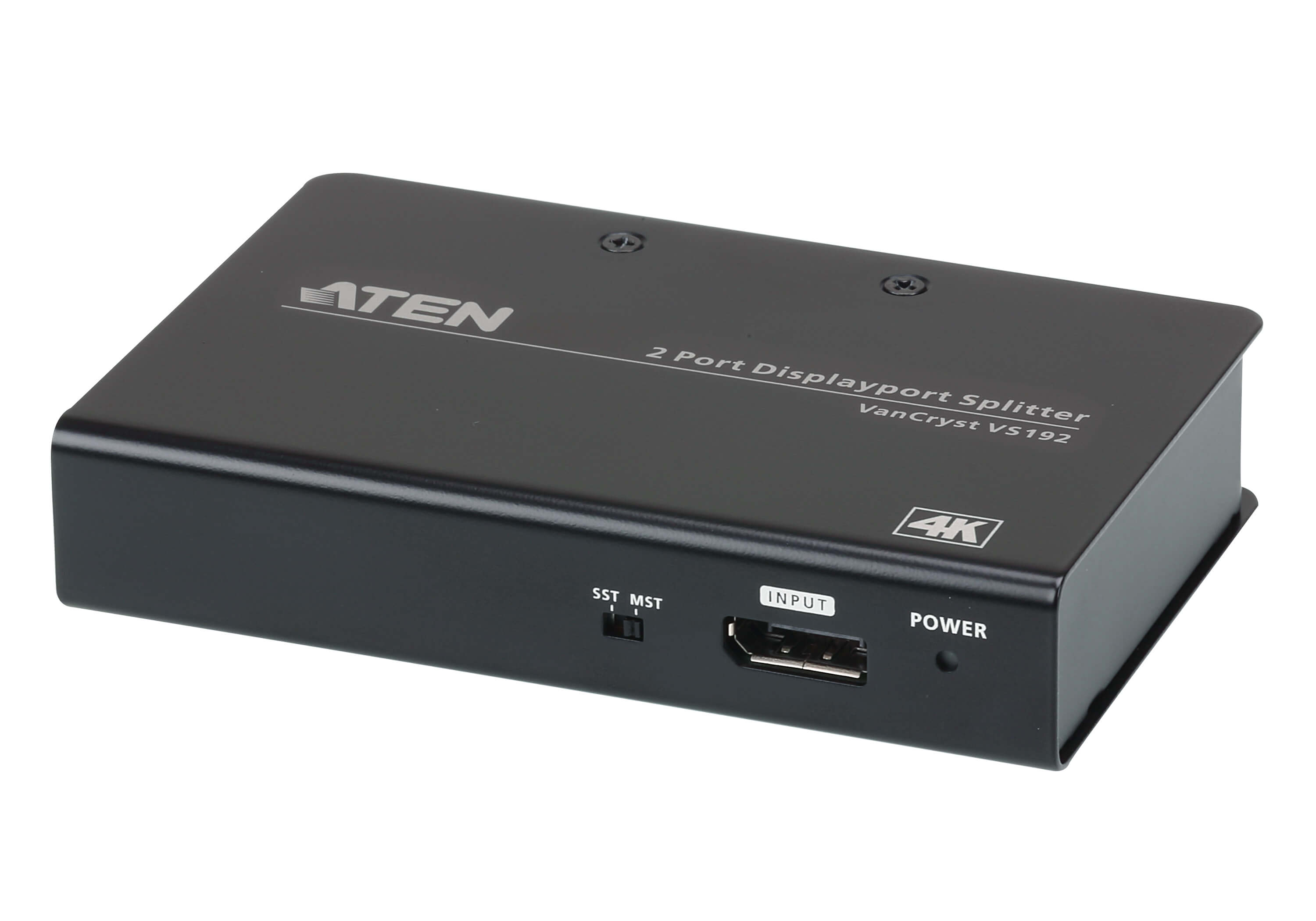 Aten, Video, Splitter, 2, Port, DisplayPort, 4K, Splitter, 4096x2160, /, 3840x2160@60Hz, Supports, Extend, Mode, &, Split, Mode, 