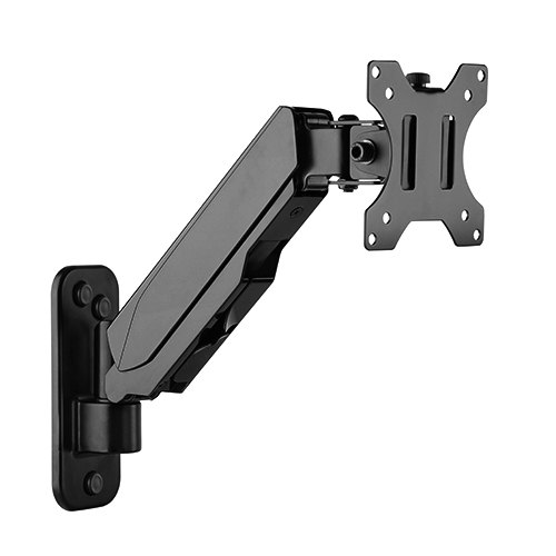 Mounts/Brateck: Brateck, Single, Screen, Wall, Mounted, Gas, Spring, Monitor, Arm, 17, -32, Weight, Capacity, (per, screen), 8kg;, 