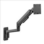 Brateck, Fabulous, Wall, Mounted, Heavy-Duty, Gas, Spring, Monitor, Arm, 17, -49, Weight, Capacity, (per, screen)20kg(Black), 