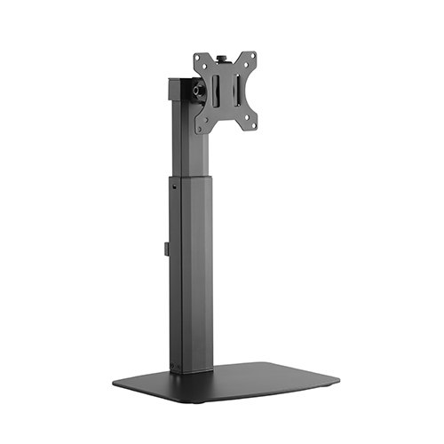 Mounts/Brateck: Brateck, Single, Screen, Pneumatic, Vertical, Lift, Monitor, Stand, Fit, Most, 17, -32, Flat, and, Curved, Monitors, Up, to, 7, kg, per, scr, 