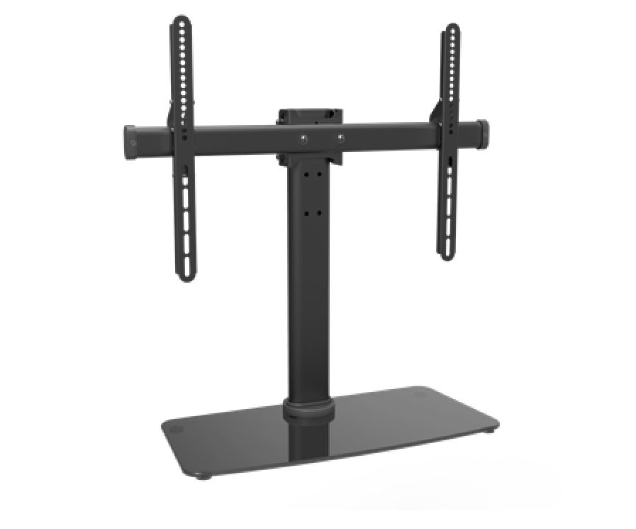 Mounts/Brateck: Brateck, Tabletop, TV, Stand, with, Tempered, Glass, Base, 32, -55, TV, Up, to, 40kg, VESA, 200x200, 300x200, 400x200, 300x300, 400x300, 40, 