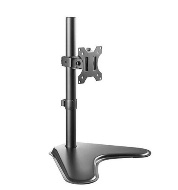 Mounts/Brateck: Brateck, Single, Screen, Economical, double, Joint, Articulating, Stell, Monitor, Stand, Fit, Most, 13, -32, Monitor, Up, to, 8, kg, per, 