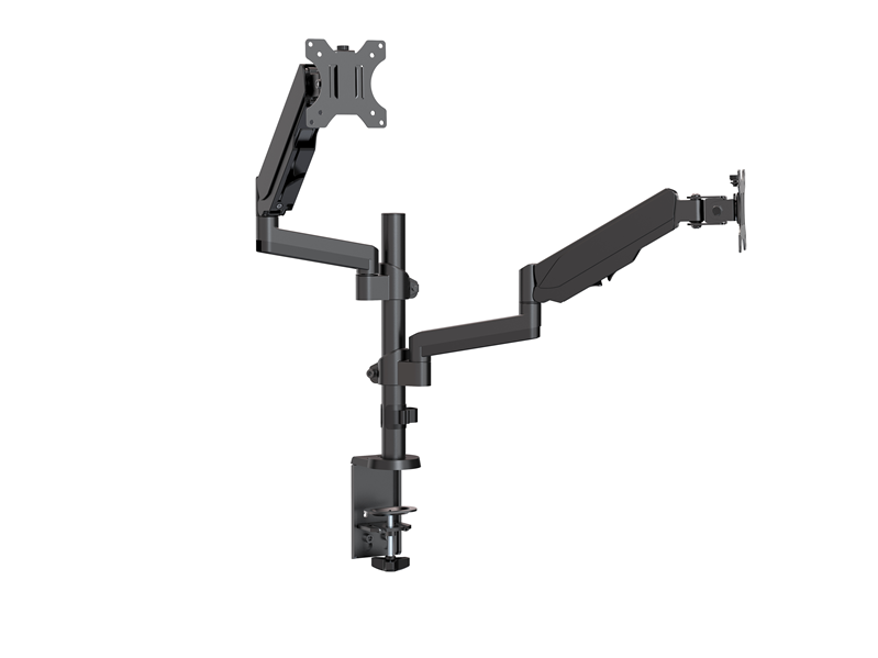 Mounts/Brateck: Brateck, Dual, Monitor, Full, Extension, Gas, Spring, Dual, Monitor, Arm, (independent, Arms), Fit, Most, 17, -32, Monitors, Up, to, 8kg, p, 