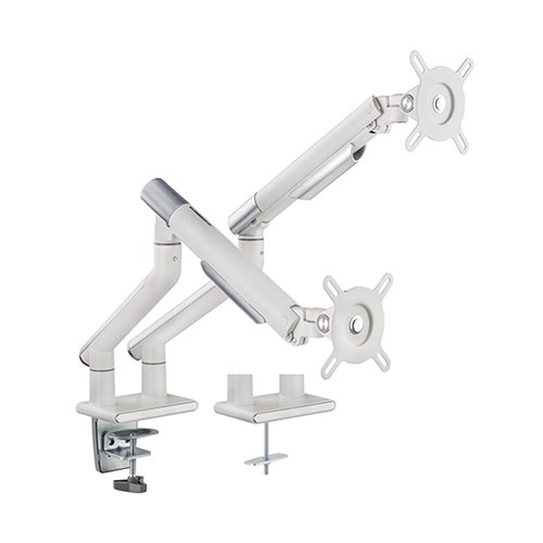 Mounts/Brateck: Brateck, Dual, Monitor, Premium, Slim, Aluminum, Spring-Assisted, Monitor, Arm, Fix, Most, 17, -32, Monitor, Up, to, 9kg, per, screen, VES, 