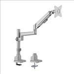 Brateck, Single, Monitor, Pole-Mounted, Thin, Gas, Spring, Monitor, Arm, Fit, Most, 17, -32, Monitors, Up, to, 9kg, per, screen, VESA, 75x, 