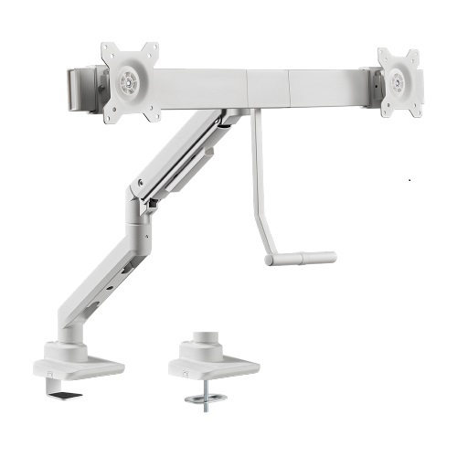 Brateck, Fabulous, Desk-Mounted, Gas, Spring, Monitor, Arm, For, Dual, Monitors, Fit, Most, 17, -32, Monitor, Up, to, 9kg, per, screen, VES, 