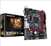 Gigabyte, B365M, H, LGA1151, 9Gen, mATX, MB, 2xDDR4, 2xPCIe, HDMI, VGA, M.2, 4xSATA, 6xUSB3.1, GbE, LAN, ~GA-B360M-H, 
